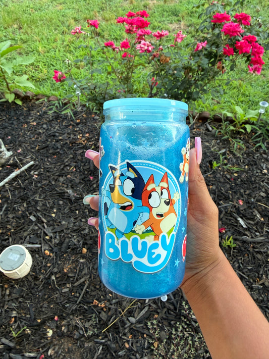 Bluey Flow 16oz Snow Globe Cup