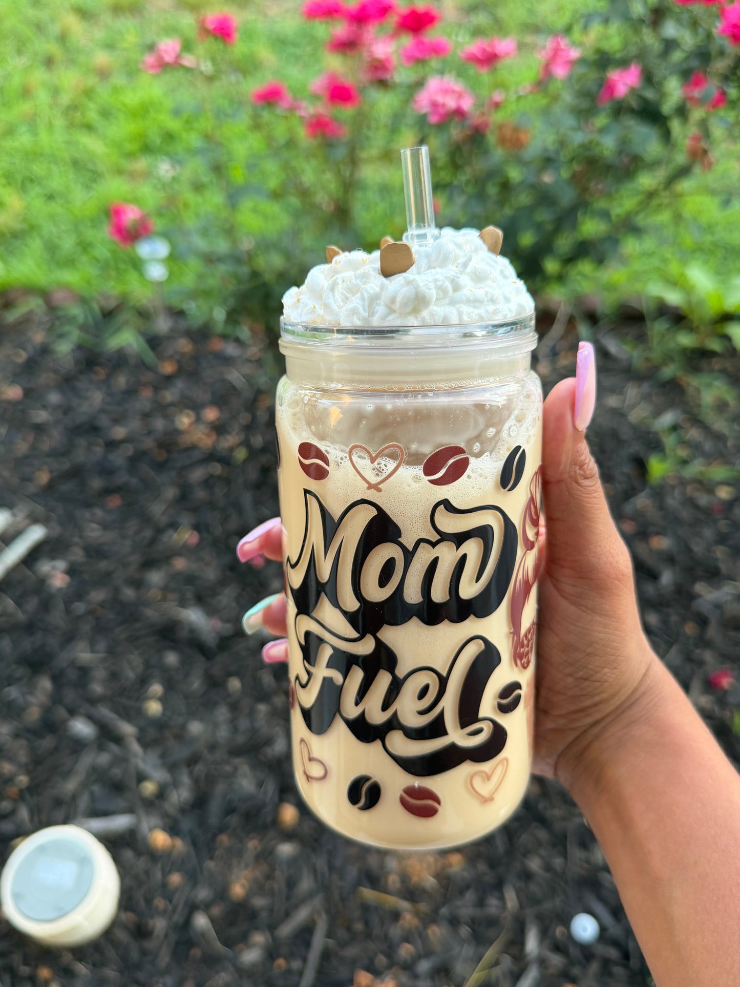Mom Fuel Coffee 16oz Snow Globe Cup