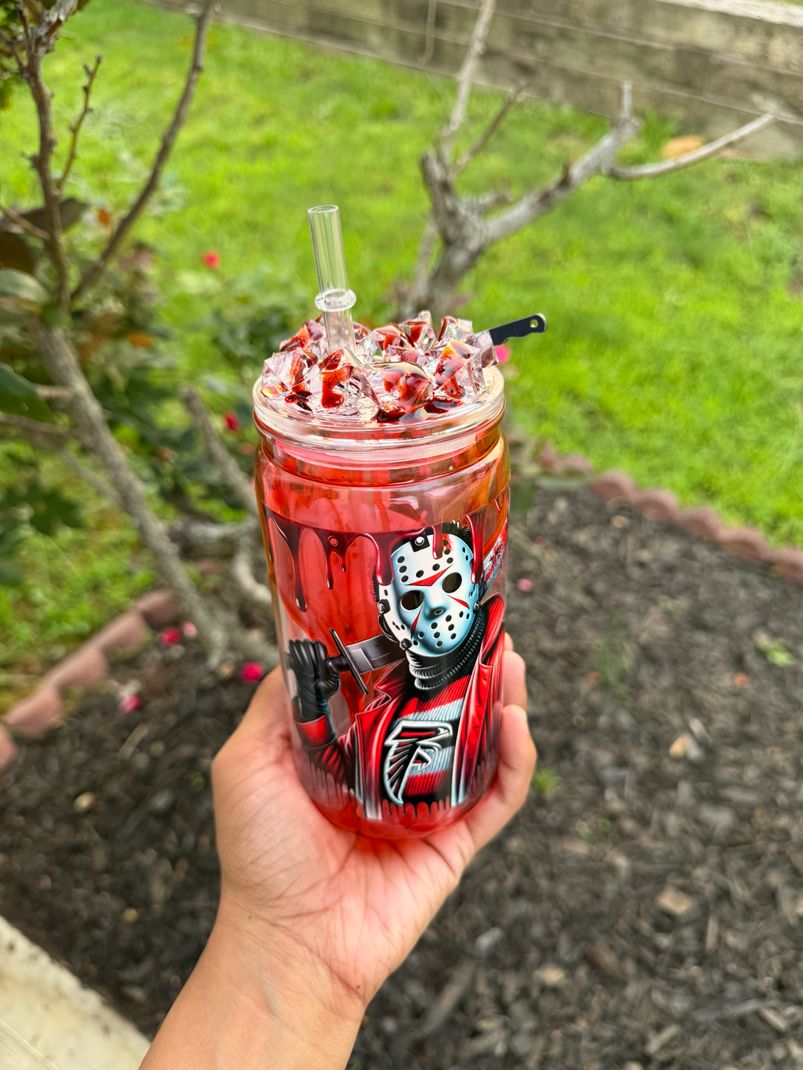Jason Blood Drip 16oz Snowglobe Cup