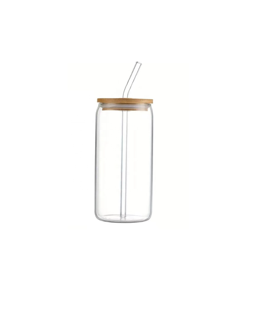 16oz Glass can cup